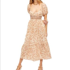 FREE PEOPLE Ellie Printed Maxi Dress NWT